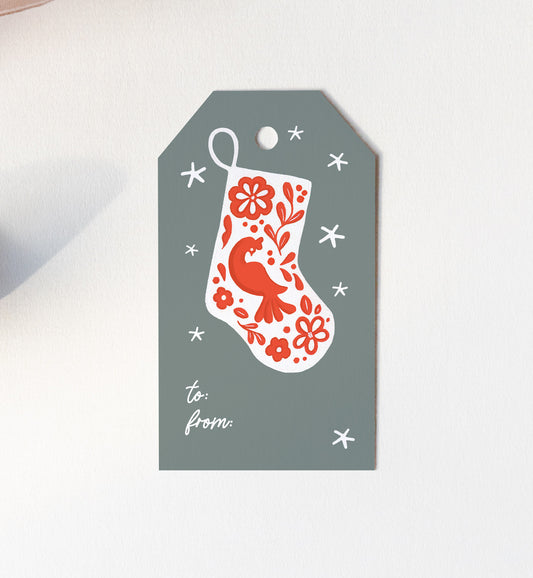 Christmas Gift Tags Sticker Sheet - Amour Daydream Studio