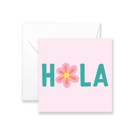 HOLA - Izzy Mini Greeting Card