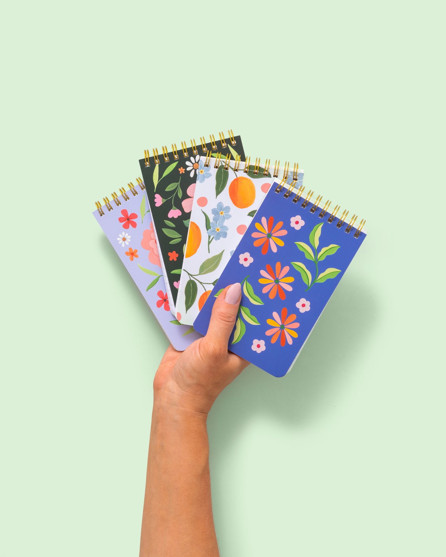 Mini Blue Jardin Notebook