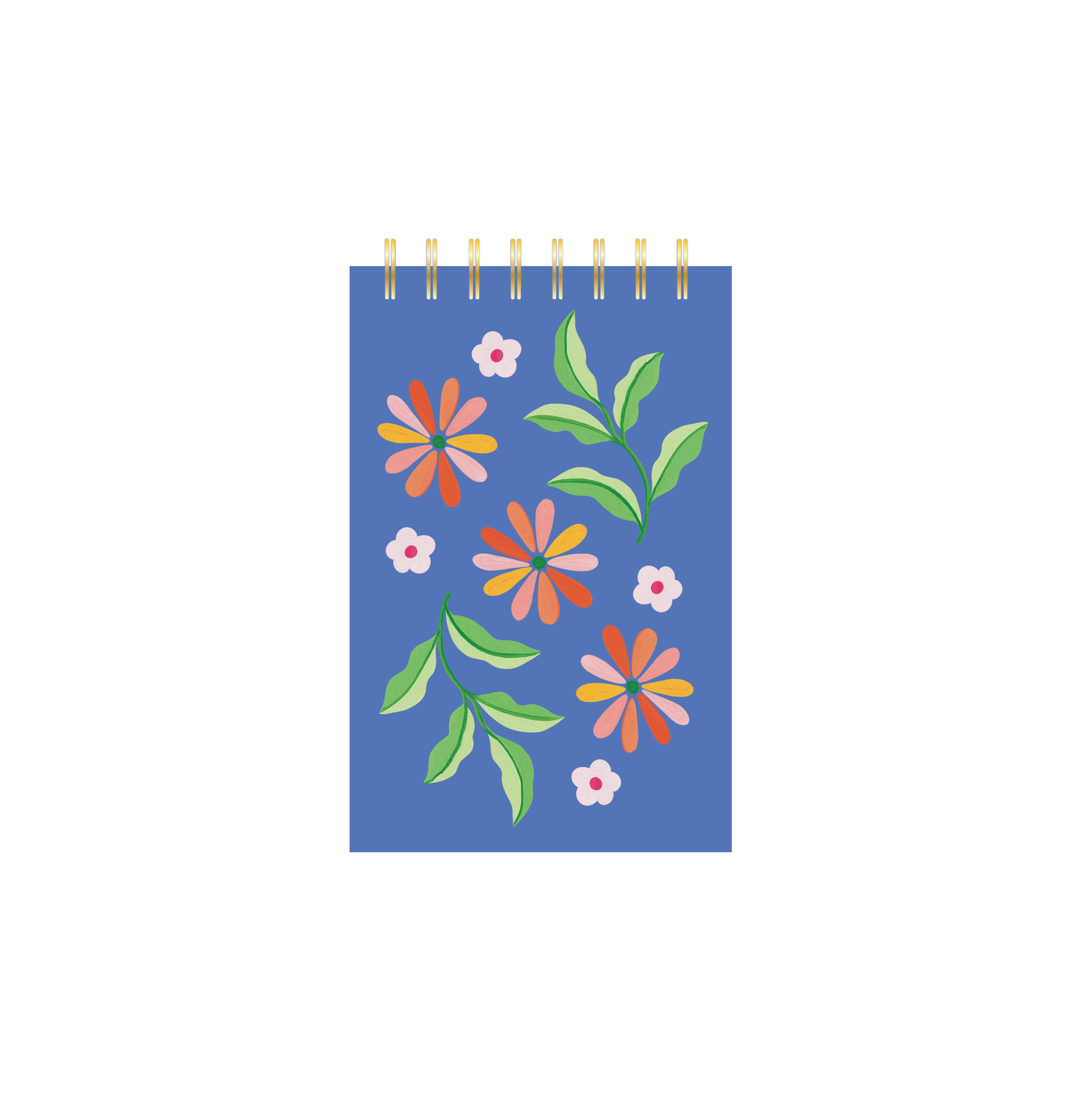 Mini Blue Jardin Notebook