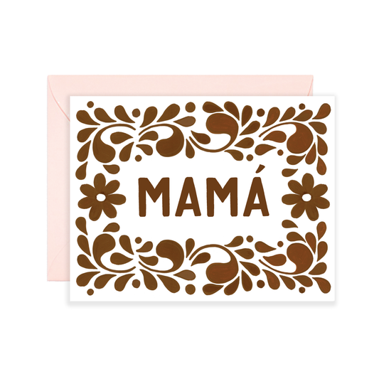 Mama Talavera Barro- Feliz Dia De Las Madres Card