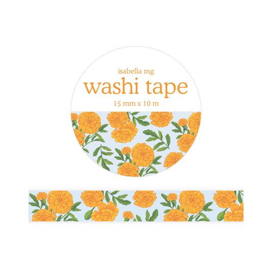 Marigold Blooms - Washi Tape