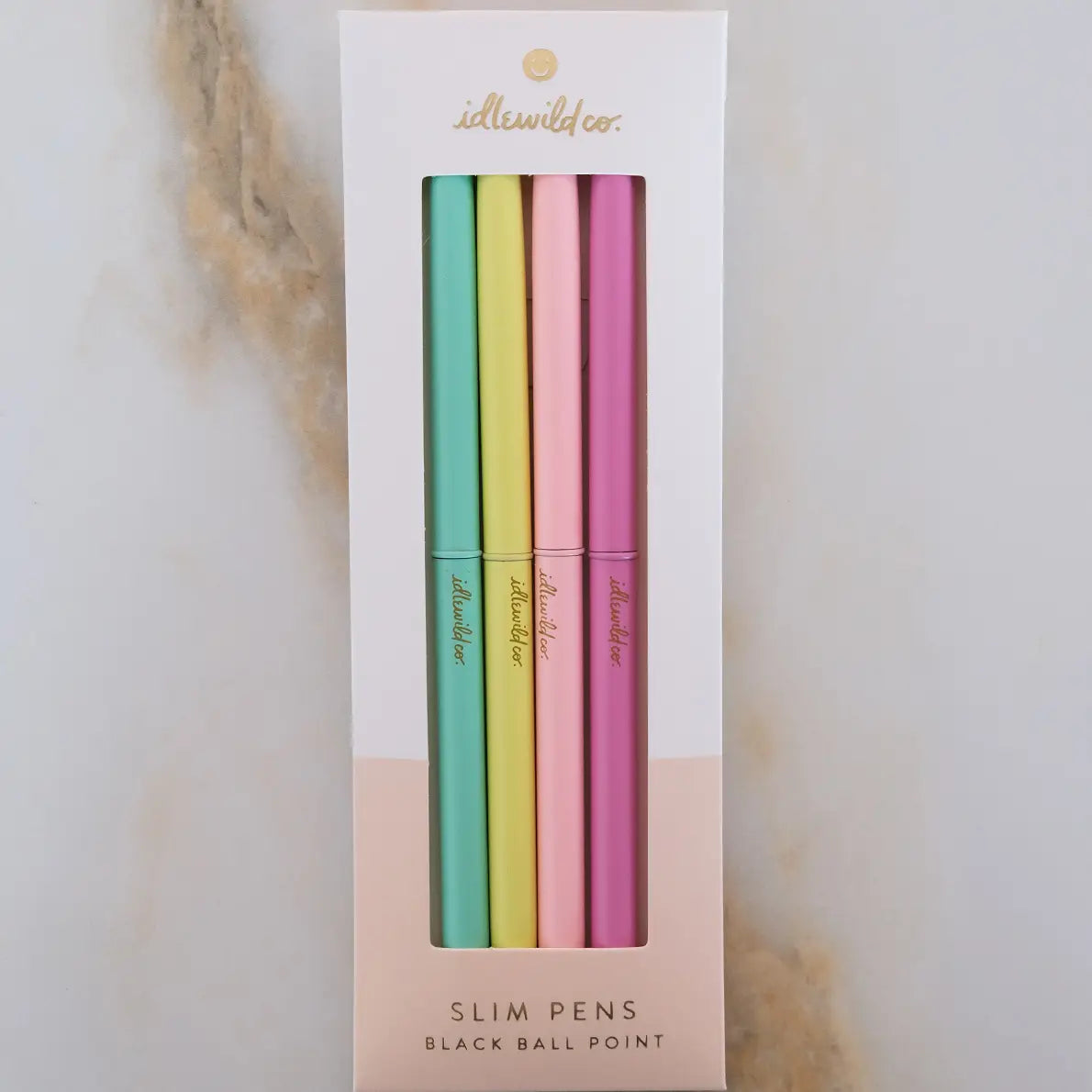 Pastel Brights Slim Pen, Set of Four