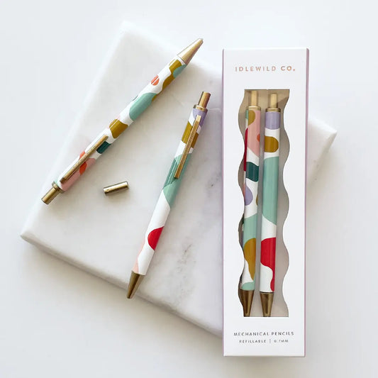 Rainbow Squiggle Mechanical Pencils