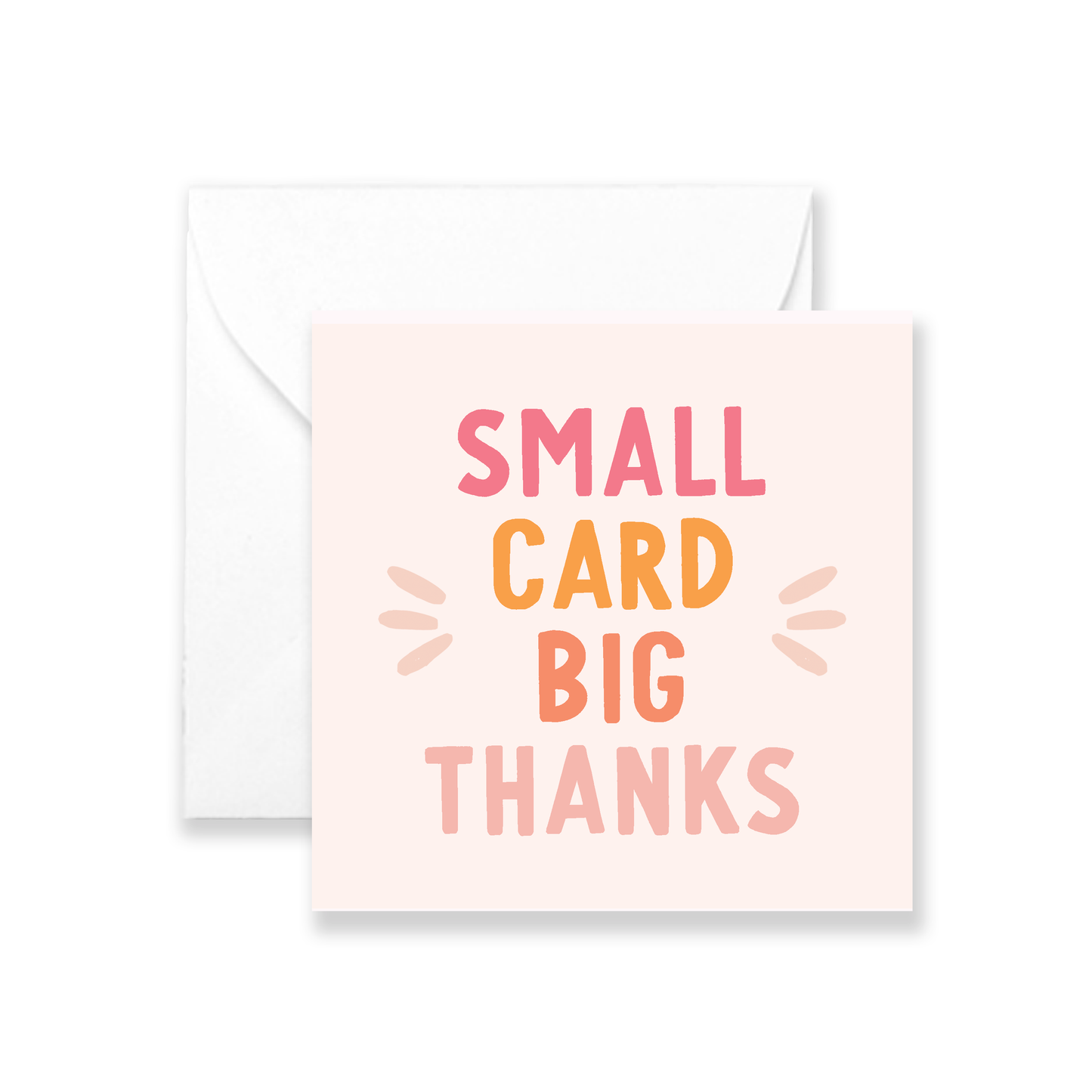 Big Thanks - Izzy Mini Greeting Card