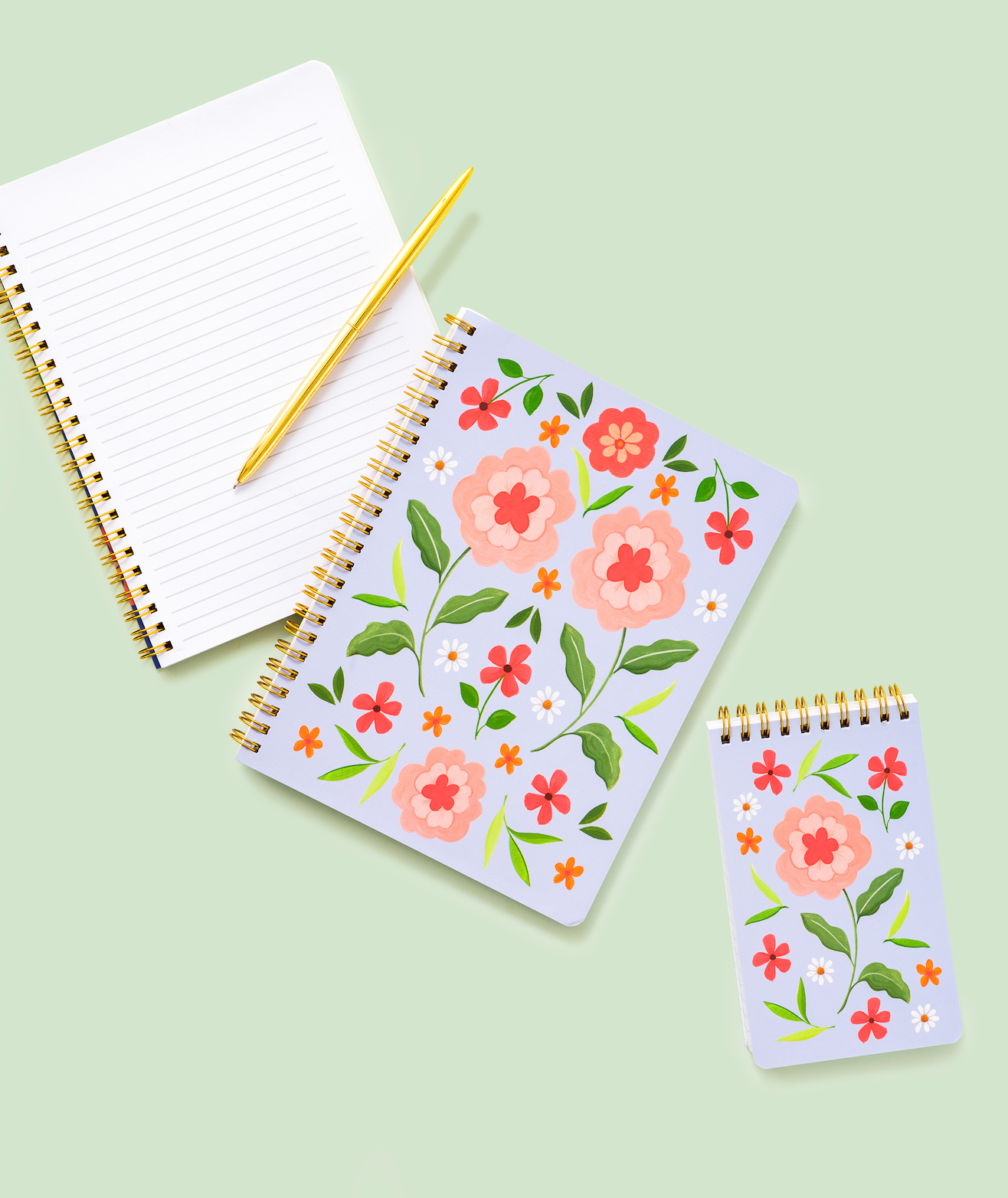 Breezy Blooms Notebook