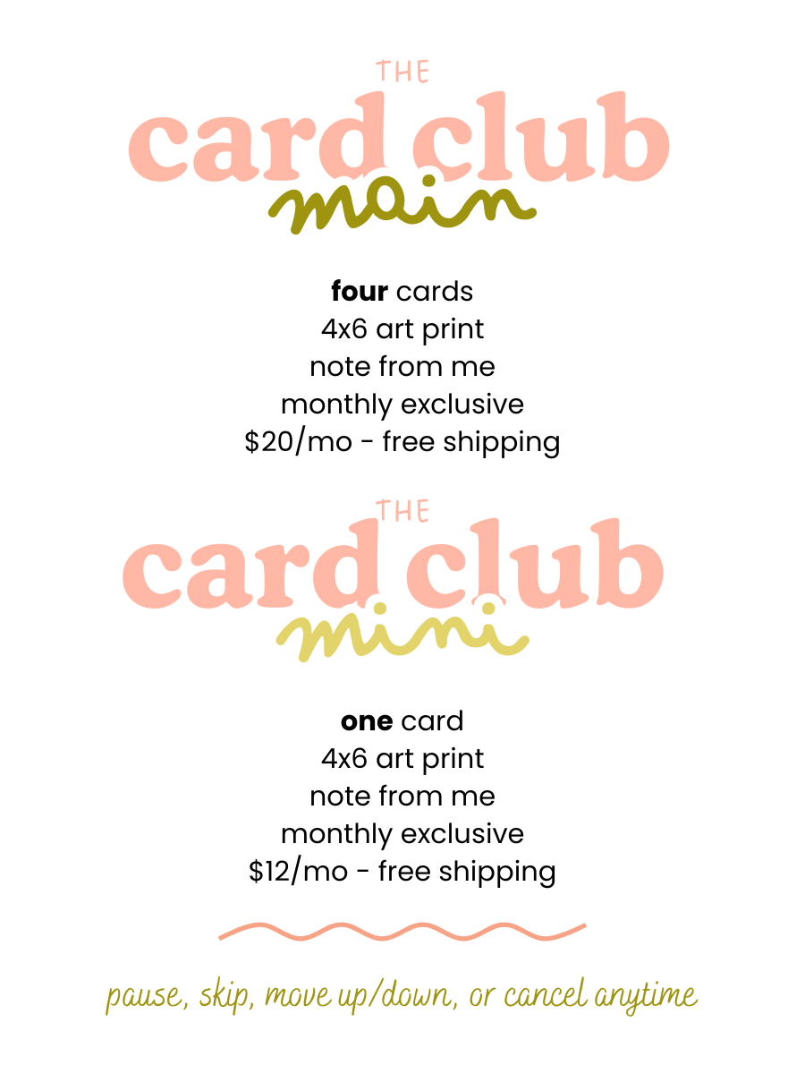 The Card Club - Monthly Greeting Card Subscription