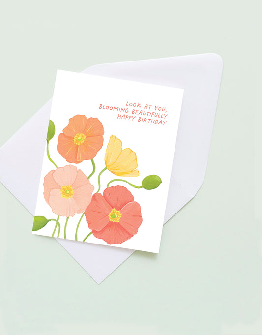 Blooming Beautifully Greeting Card
