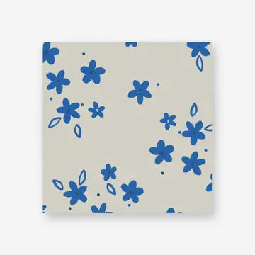 Blue Ditzy Floral: Small Match Box