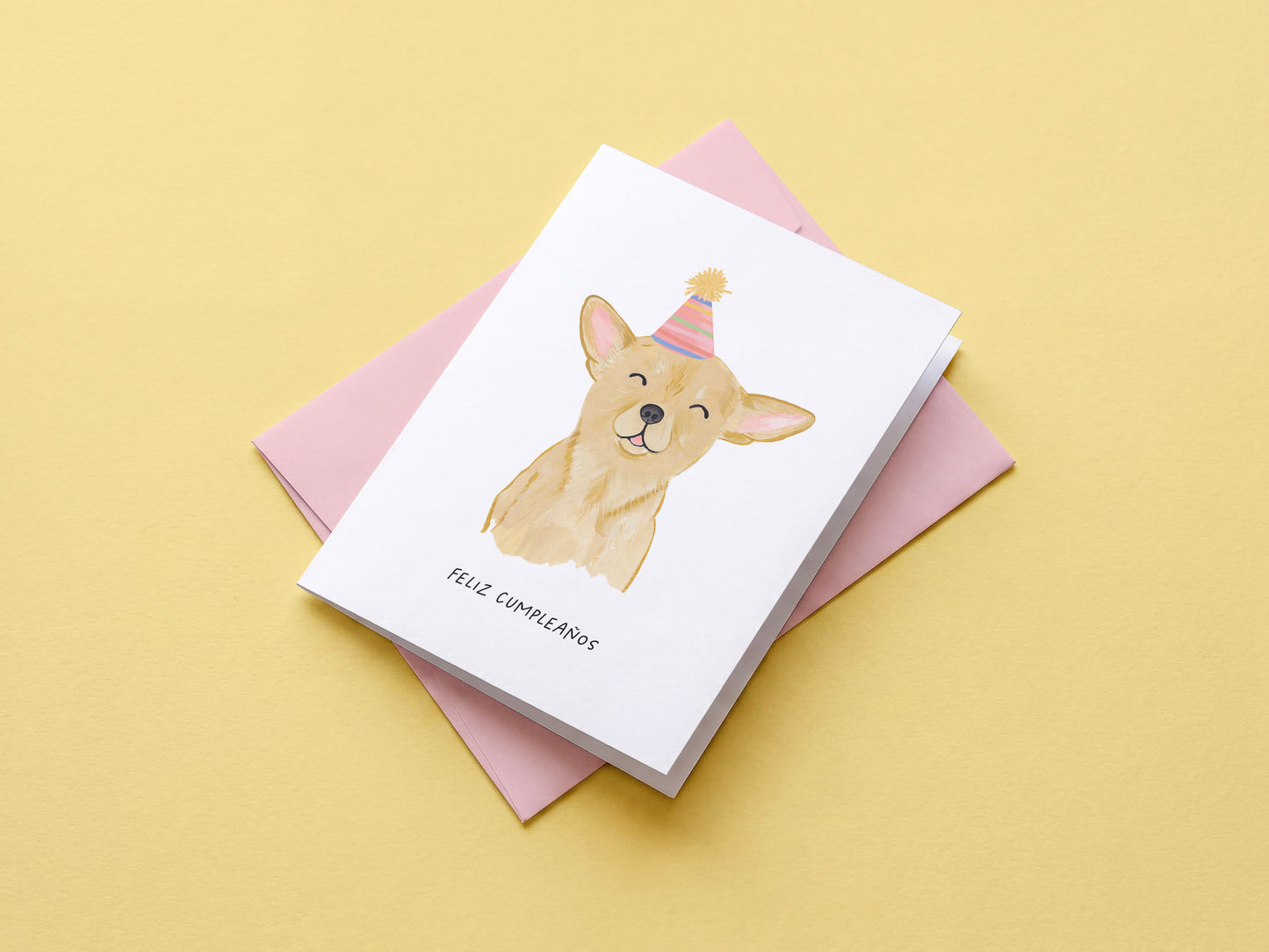Feliz Cumpleaños Chihuahua Greeting Card