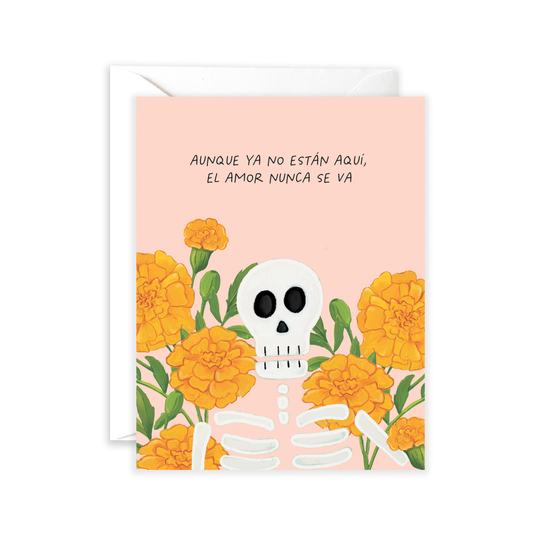 Dia De Los Muertos Skeleton Greeting Card