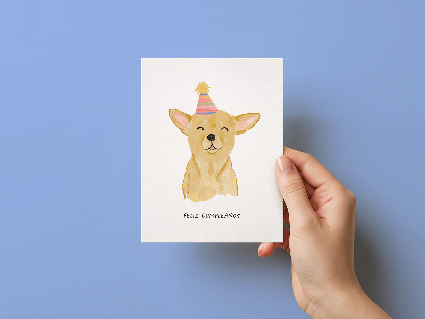 Feliz Cumpleaños Chihuahua Greeting Card