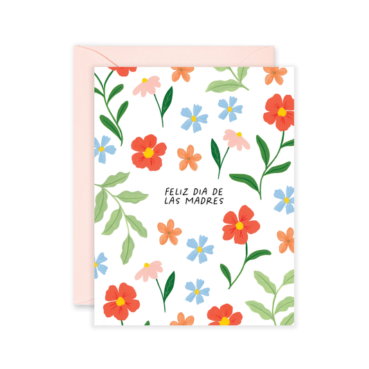 Feliz Dia De Las Madres Florecita - Feliz Dia De Las Madres Card