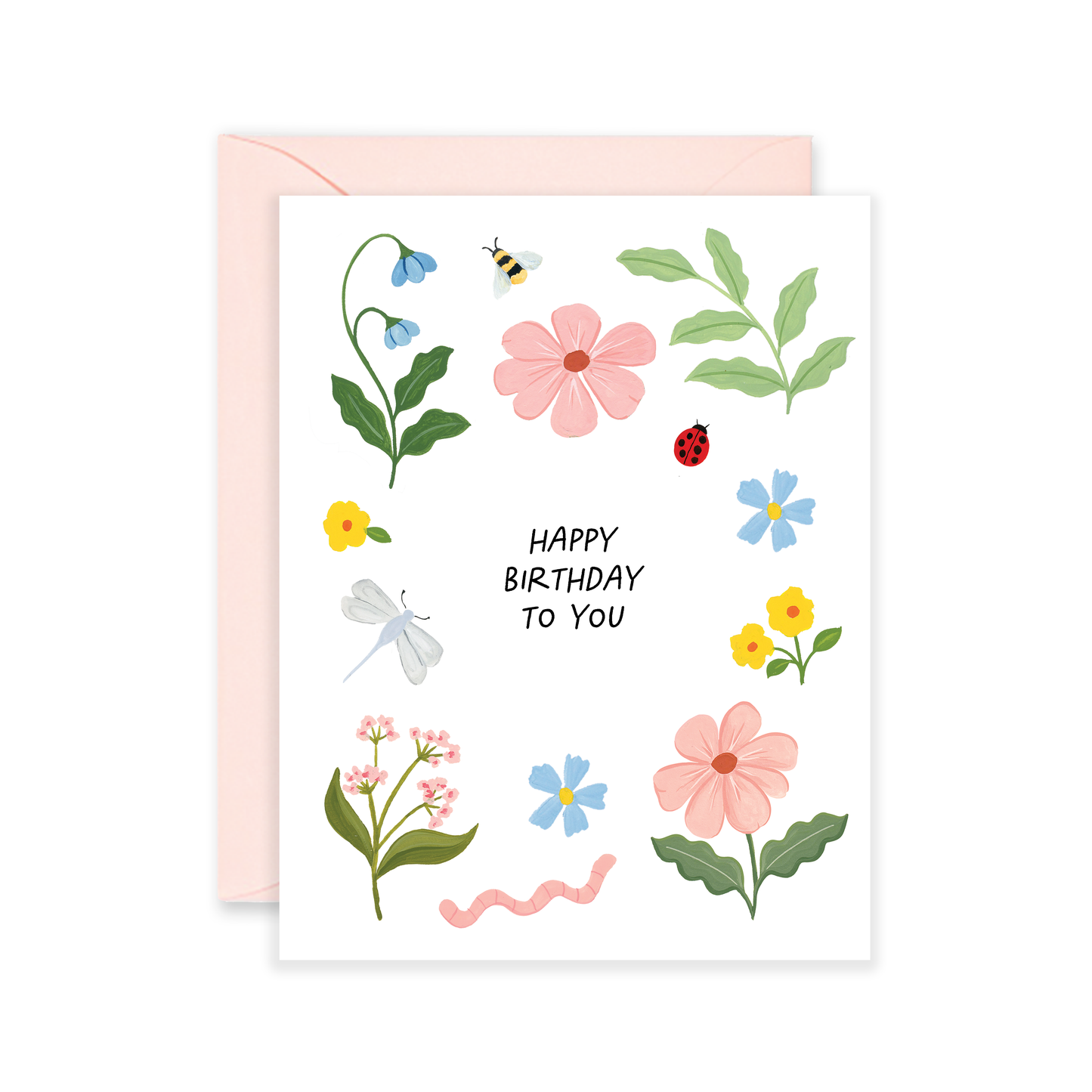 Garden Party Birthday Greeting Card