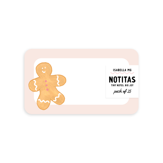 Gingerbread Notitas - Mini Notes
