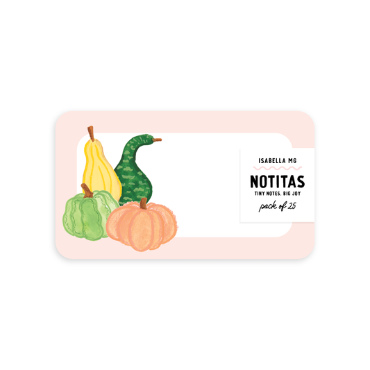 Gourds Notitas - Mini Notes *PREORDER