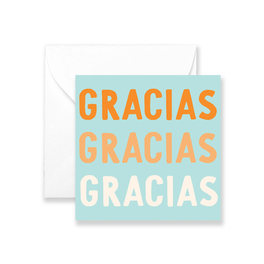 Gracias - Izzy Mini Greeting Card