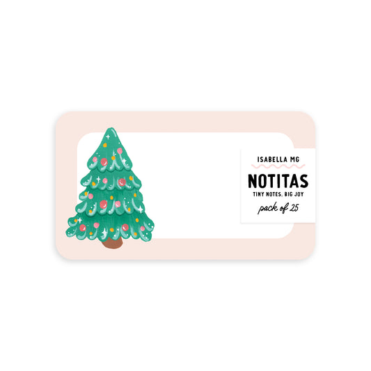 Christmas Tree Notitas - Mini Notes