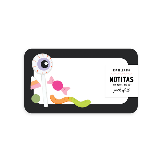 Halloween Candy Notitas - Mini Notes *PREORDER