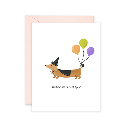 Happy Halloweenie Greeting Card