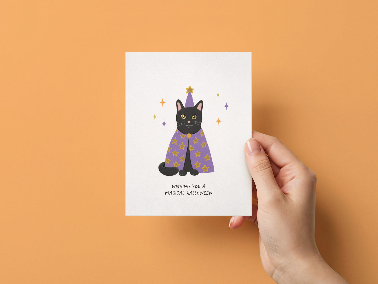 Magical Halloween Cat