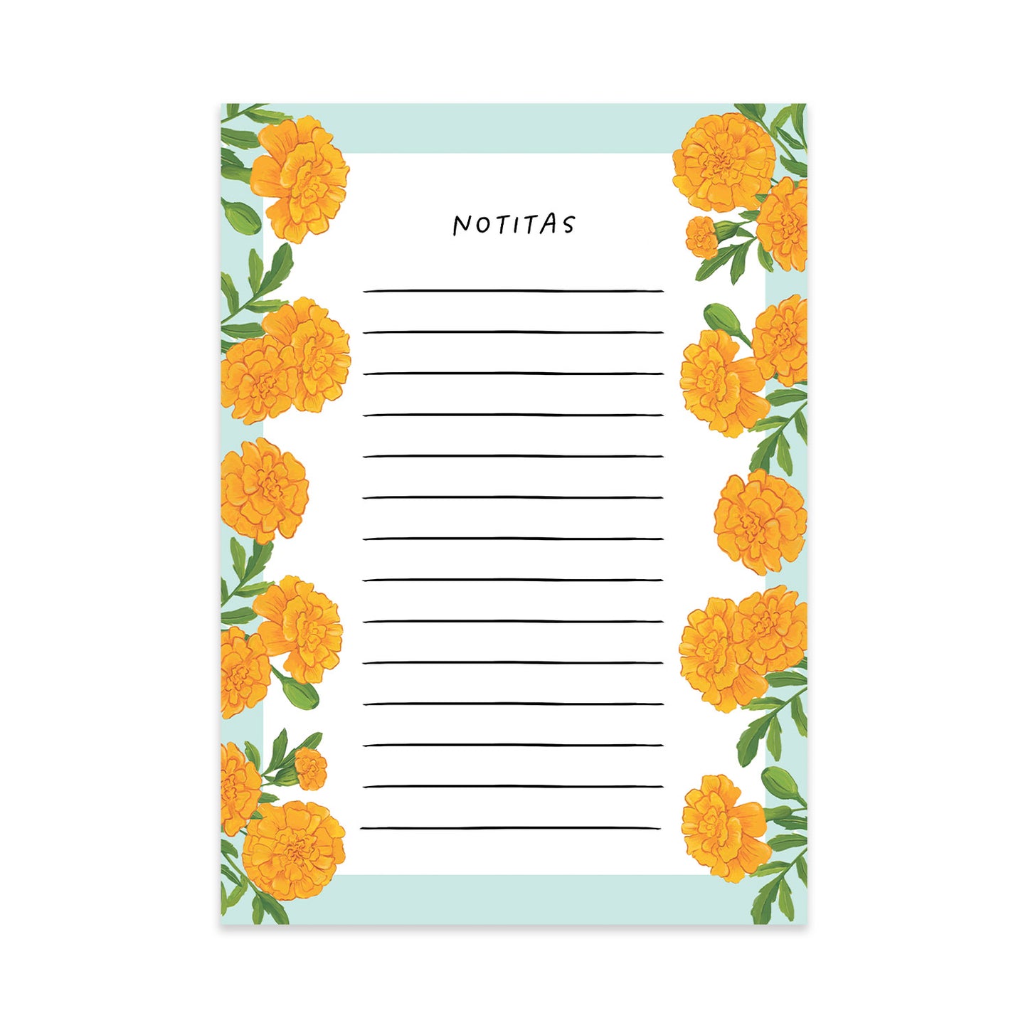 Marigold Notepad - Cempasúchil Notepad