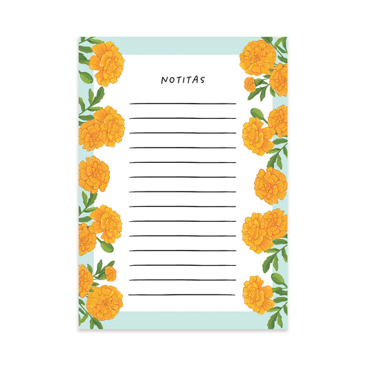 Marigold Notepad - Cempasúchil Notepad