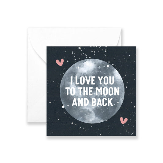 Moon & Back - Izzy Mini Greeting Card