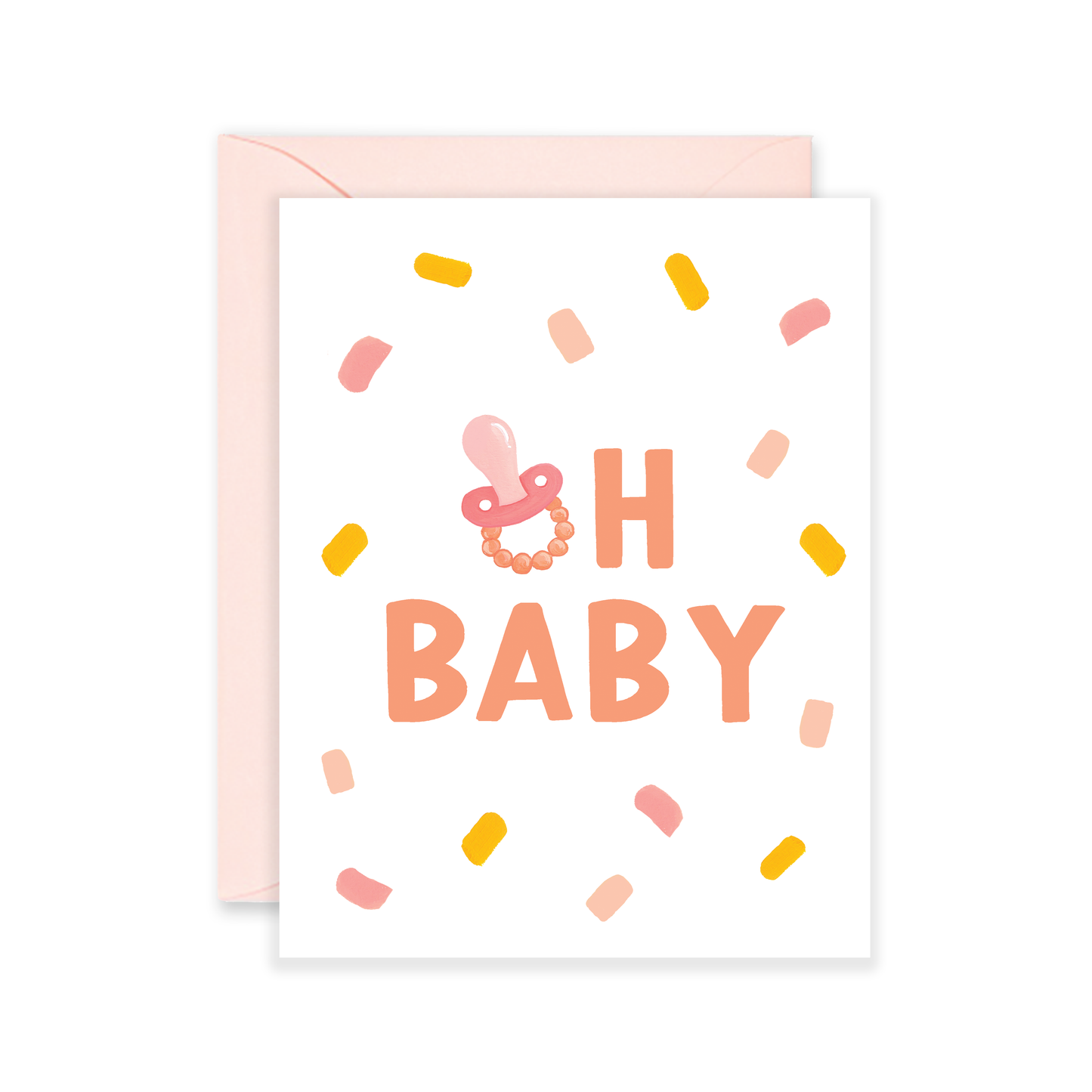 Oh Baby Pacifier Greeting Card