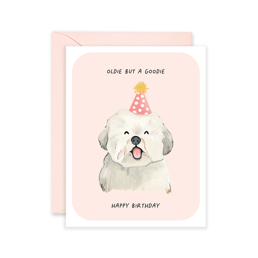 Oldie But Goodie Doggy Birthday Greeting Card