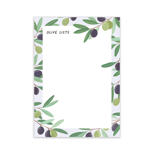 Olive Lists Notepad