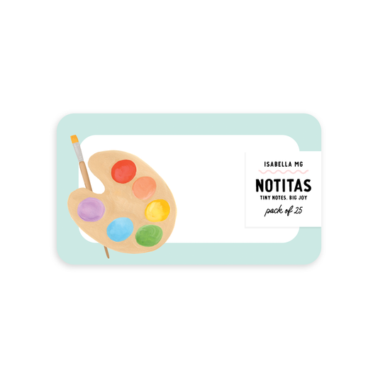 Paint Palette Notitas - Mini notes
