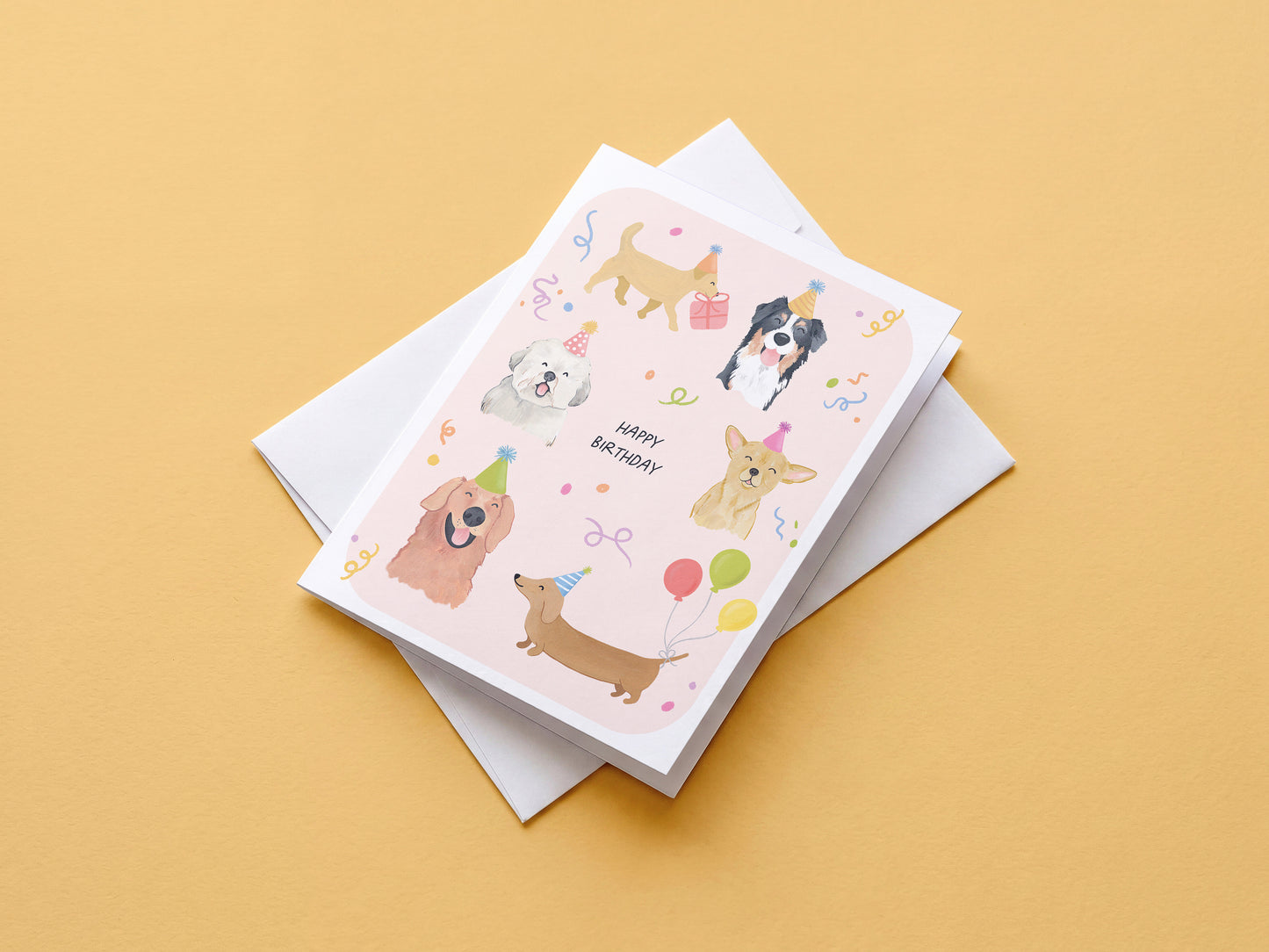 Party Pups Greeting Card