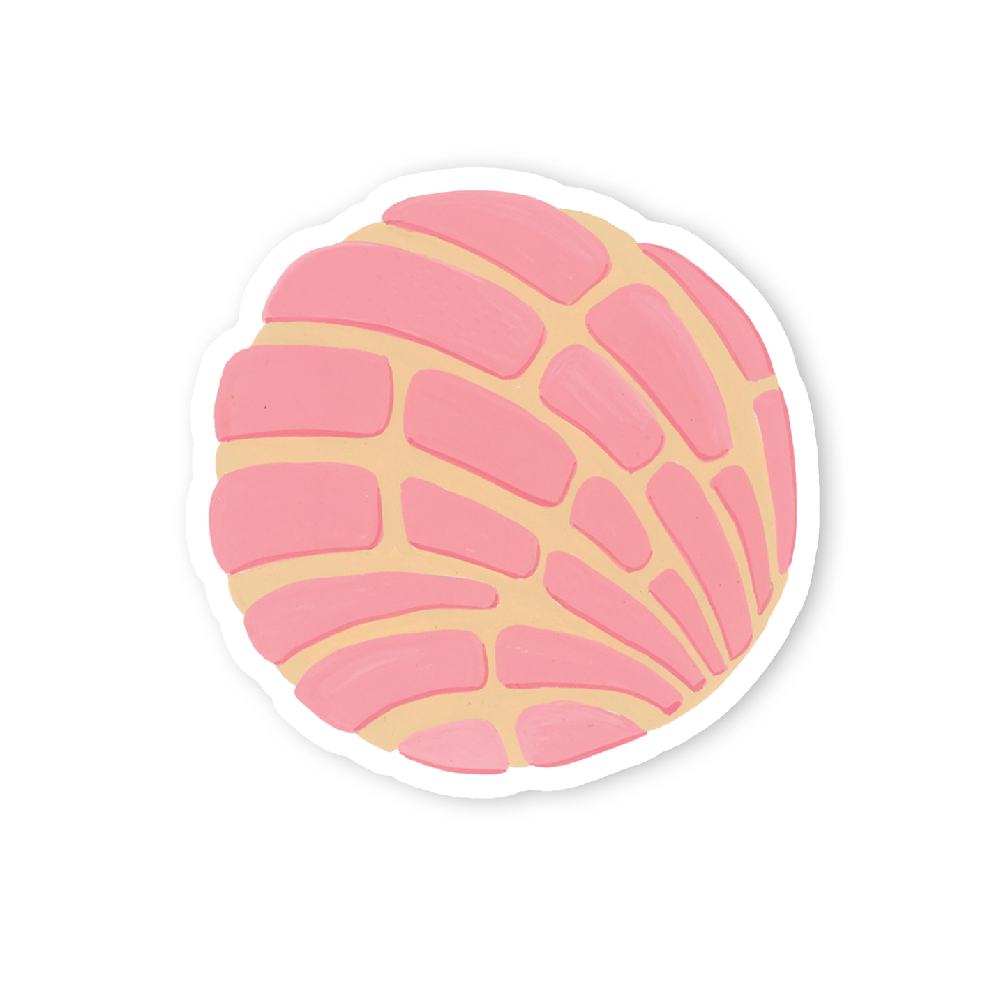 Pink Concha Sticker