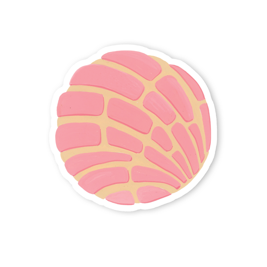 Pink Concha Sticker