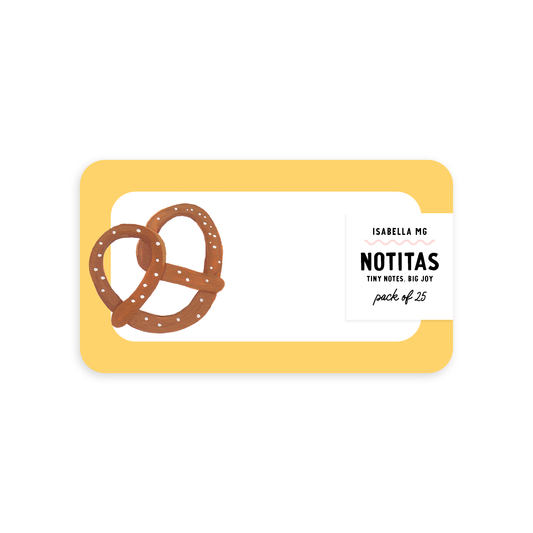 Pretzel Notitas - Mini Notes *PREORDER