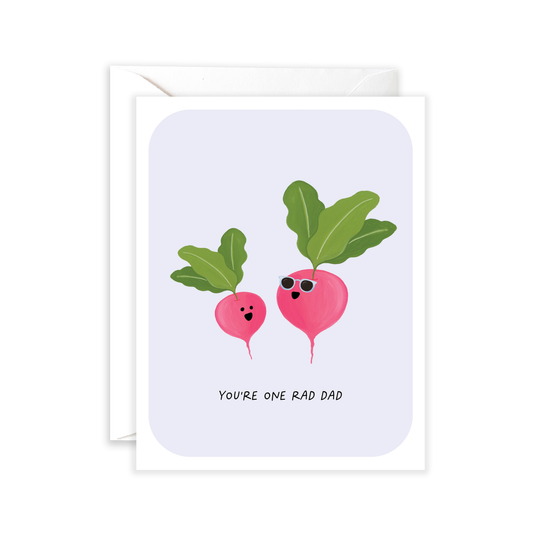 Rad Dad - Father's Day Birthday Greeting Card