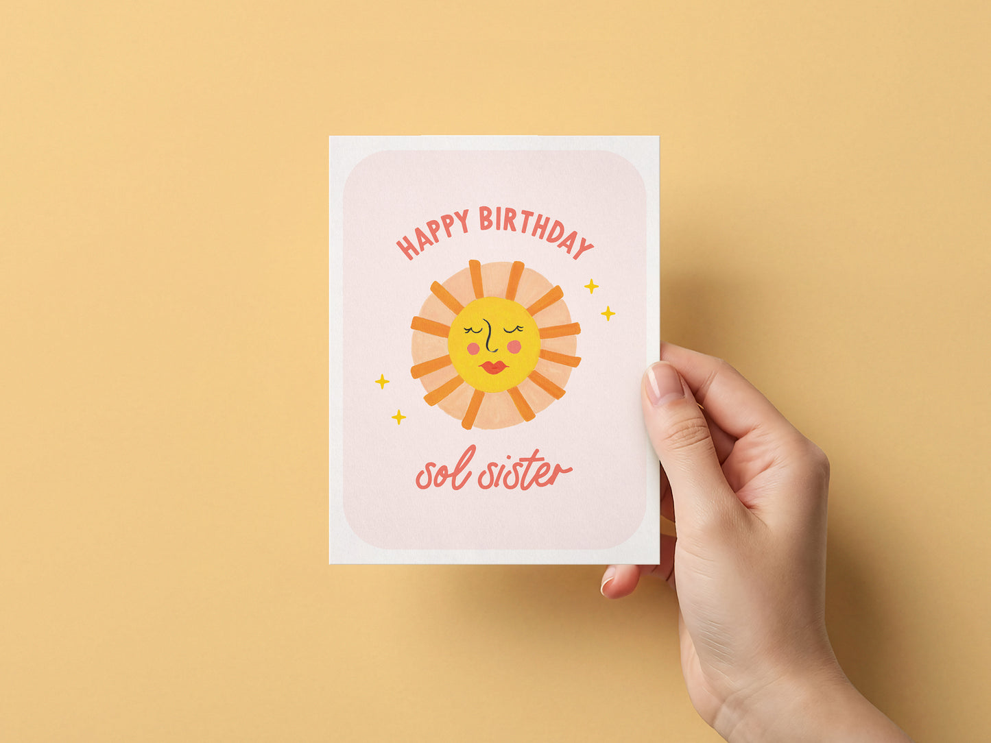 Sol Sister Birthday Greeting Card
