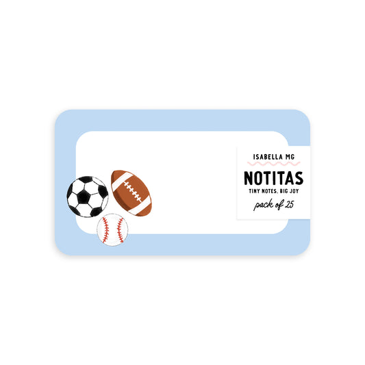 Sport Notitas - Mini Notes