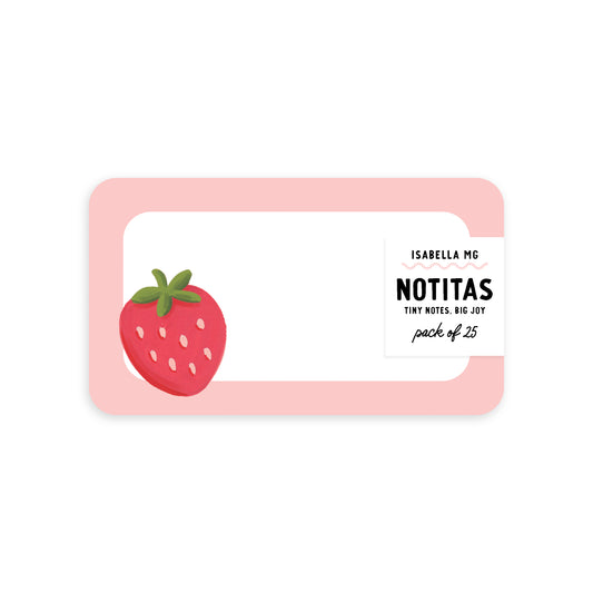 Strawberry Notitas - Mini Notes