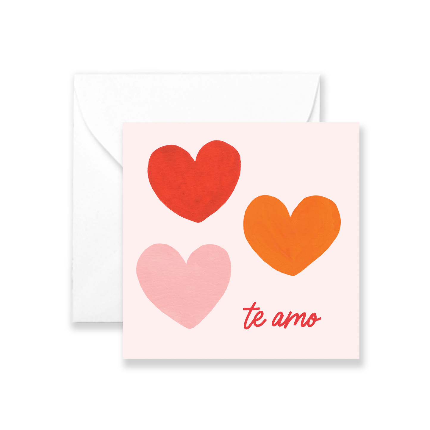 TE AMO HEARTS - Izzy Mini Greeting Card