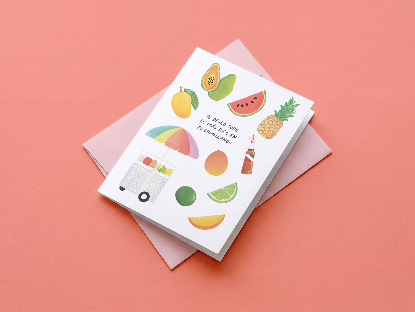 Todo Lo Mas Rico Greeting Card