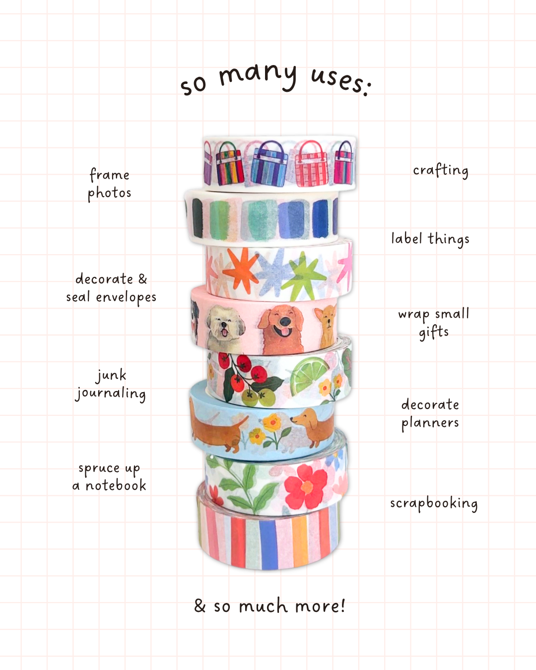 Colorful Blobs - Washi Tape