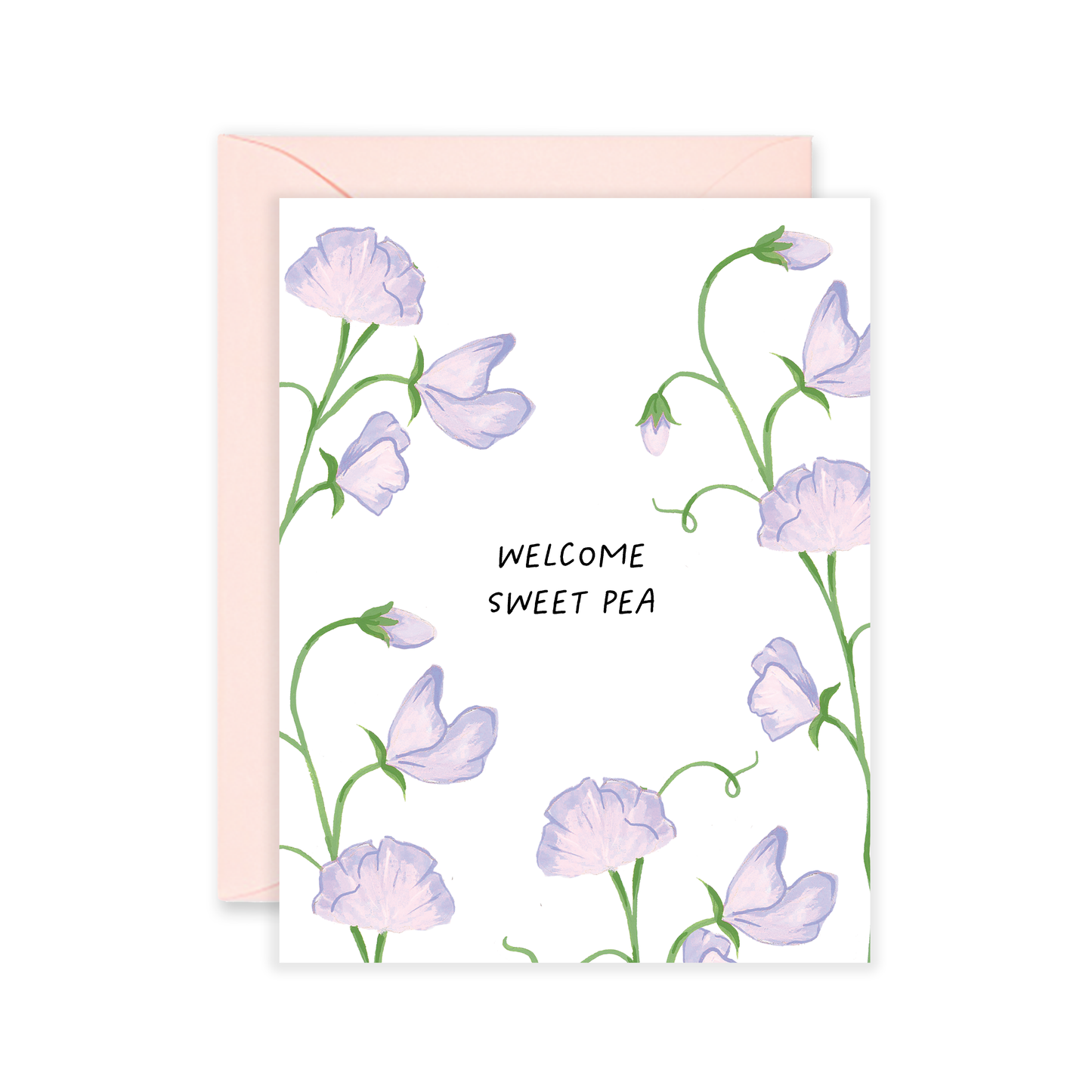 Welcome Sweet Pea | Congrats Baby Card