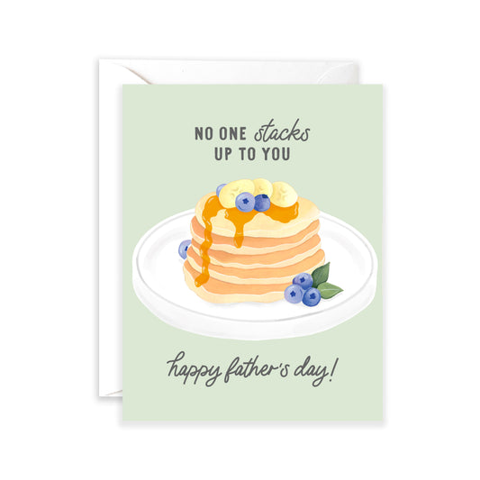 Father's Day Pancake Stacks Card