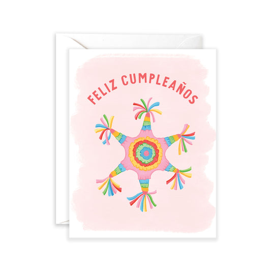 Feliz Cumpleaños Piñata Greeting Card