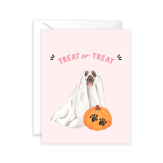 Treat or Treat Halloween Greeting Card