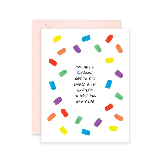 Confetti Pride Greeting Card