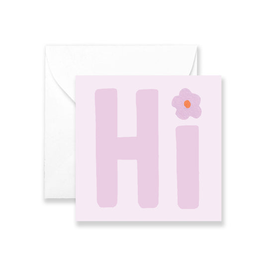 Hi- Izzy Mini Greeting Card