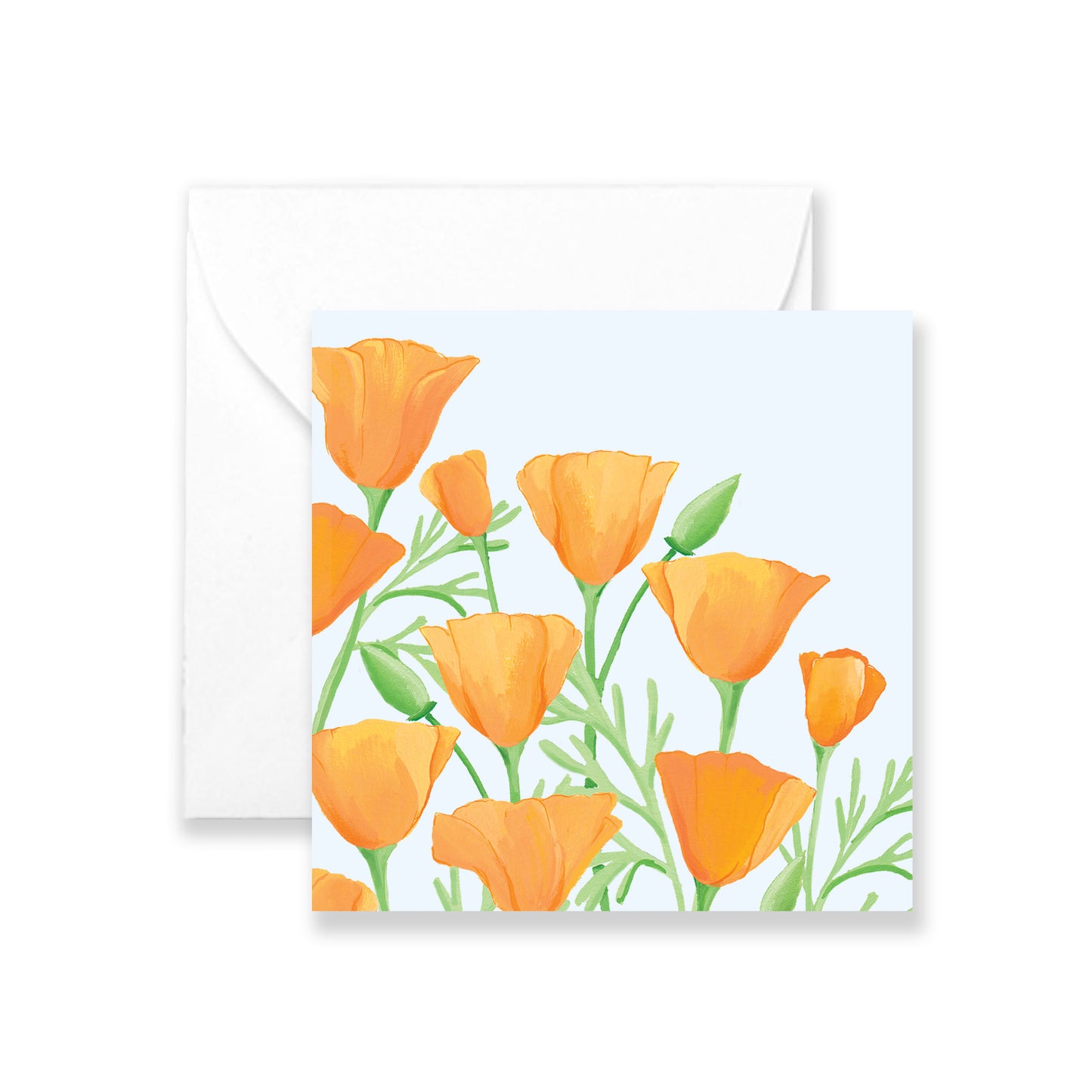 Poppies - Izzy Mini Greeting Card